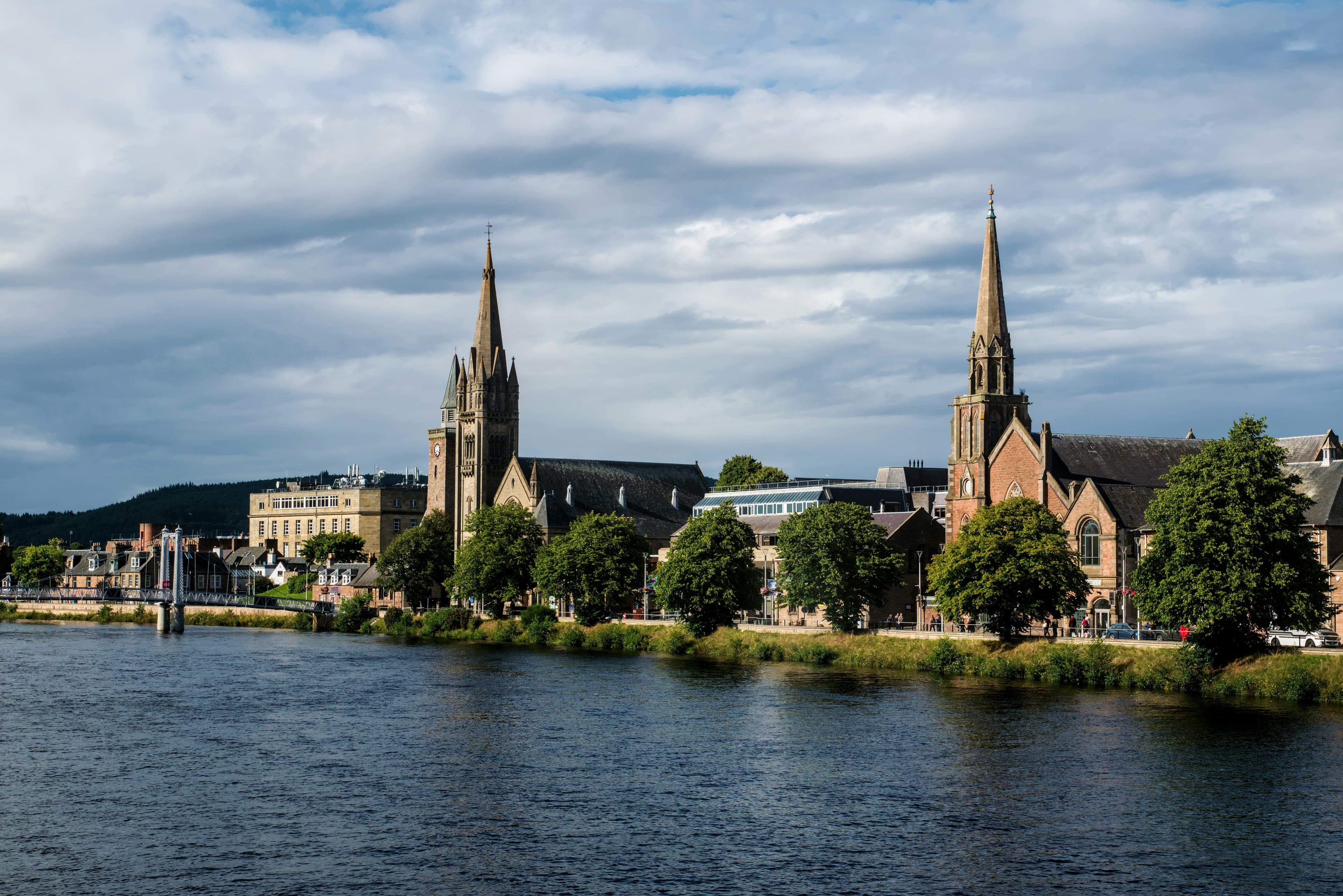 Aerial view of Inverness
